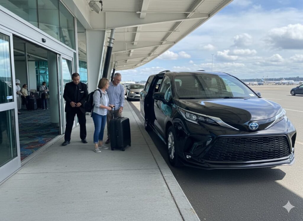 passengers on pdx airport