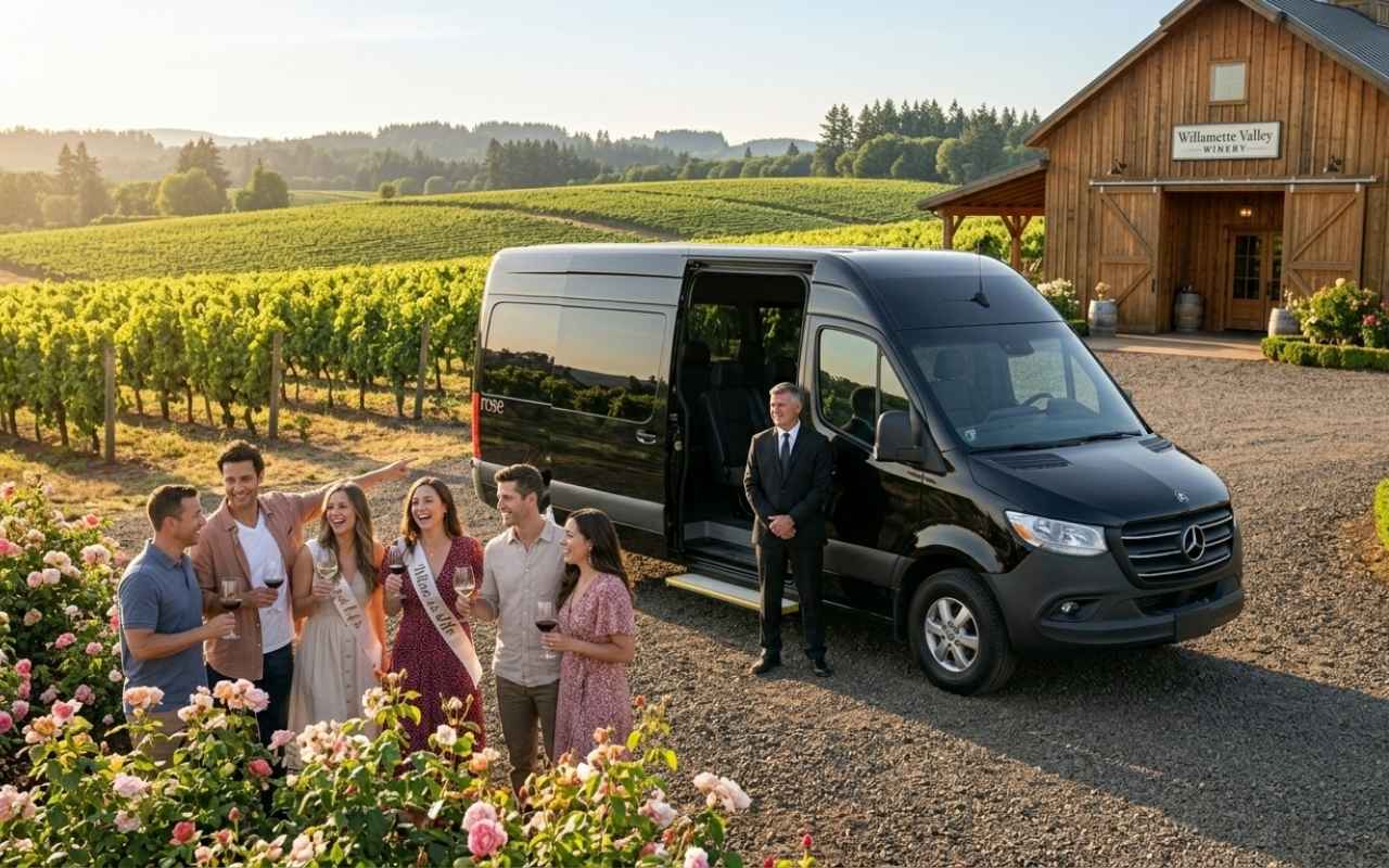 Private Wine Tour Shuttle Service Portland | Rose Shuttle